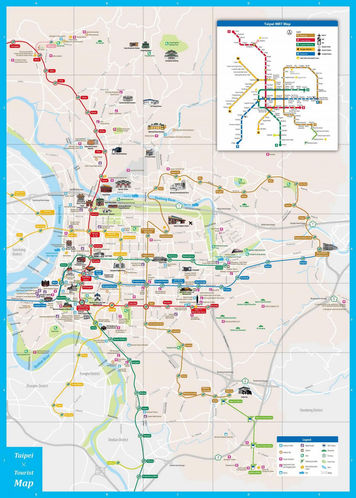 Taipei transportation map