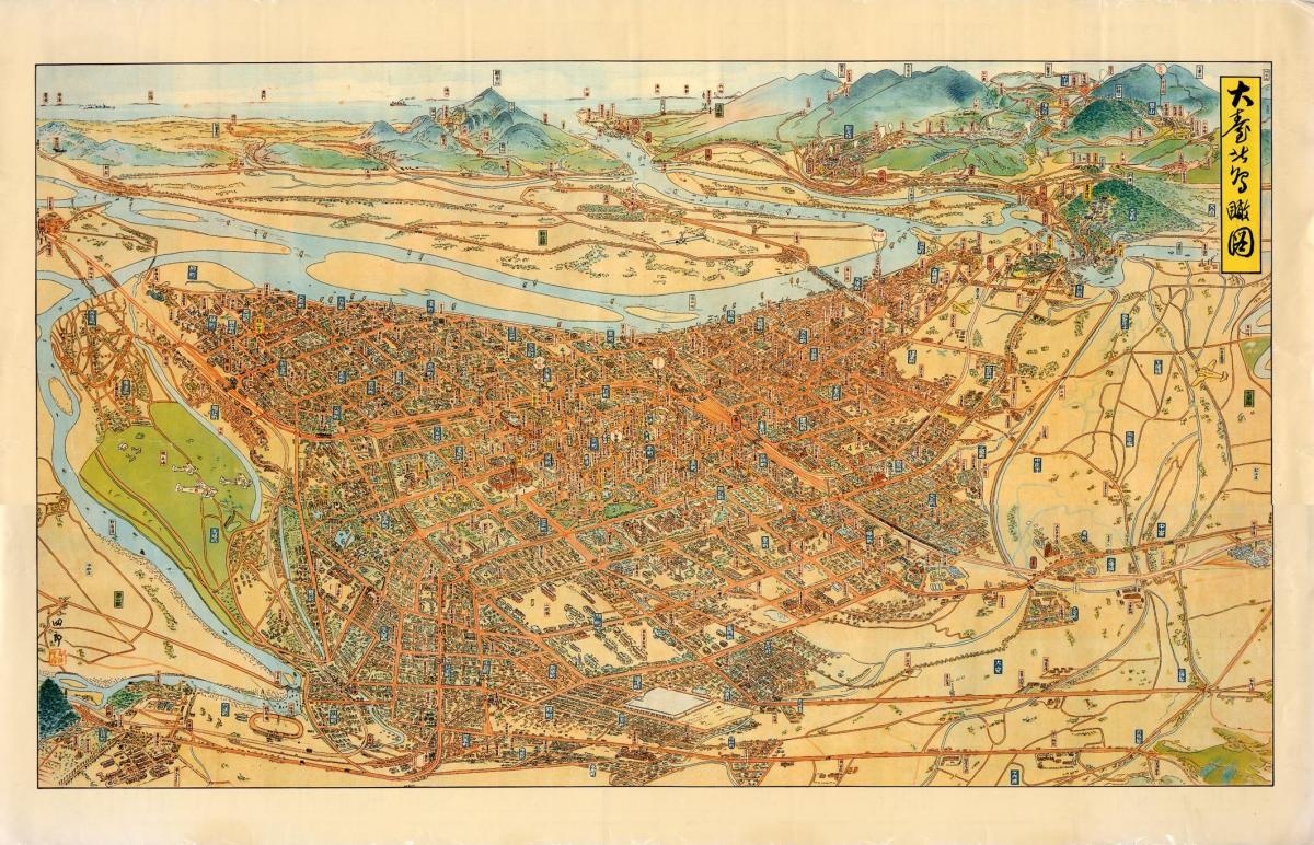 Taipei antique map